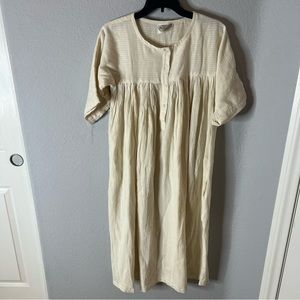 Vintage ZODIAC Cotton Gauze Dress Hackney Beach
